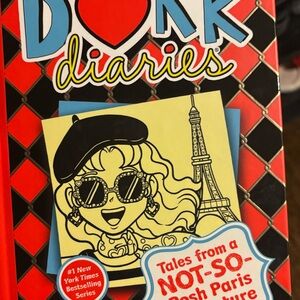 Dork Diaries by Rachel Renée Russell hardback book